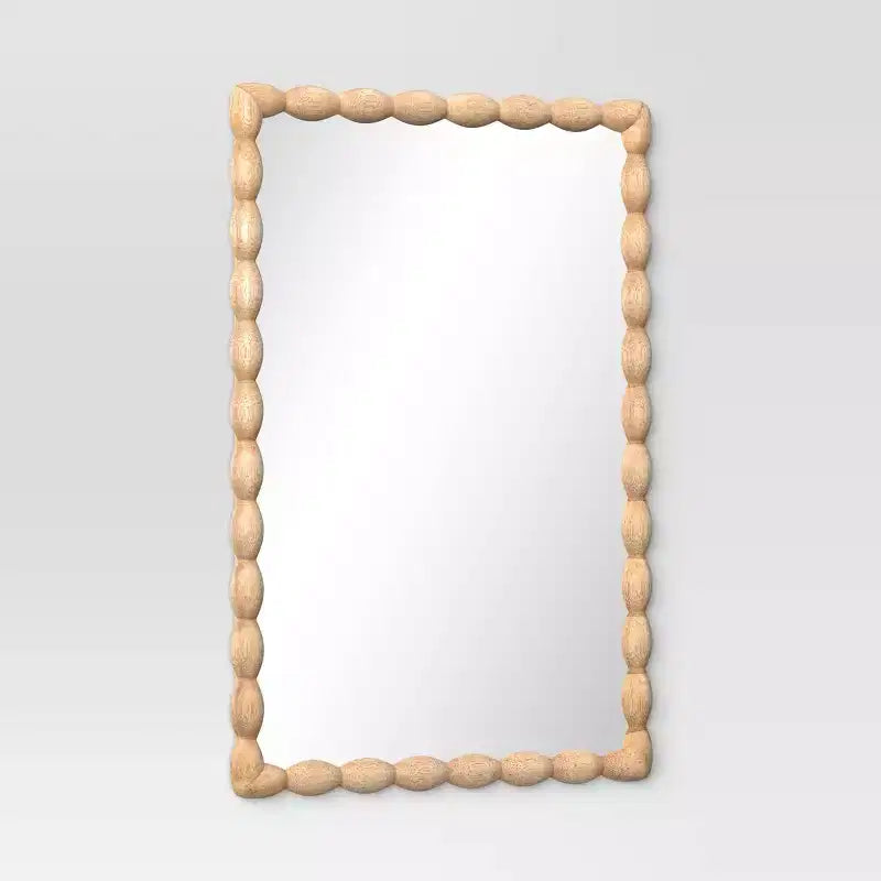 20"x30" Turned/Bobbin Wall Mirror Natural - Room Essentials™