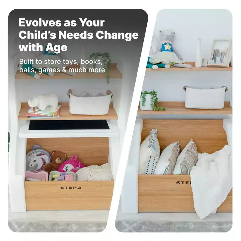Step2 Harmony Storage Chest Kids' Table- White