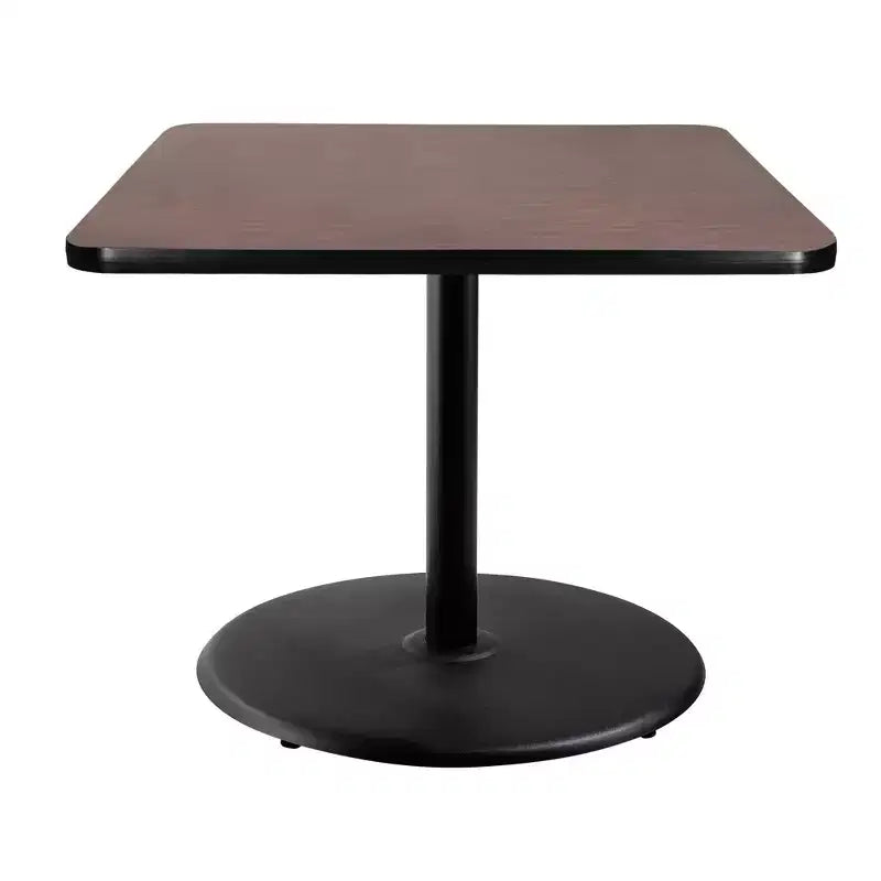 Hampden Furnishings 30" Bennet Collection Square Dining Table Black/Mahogany