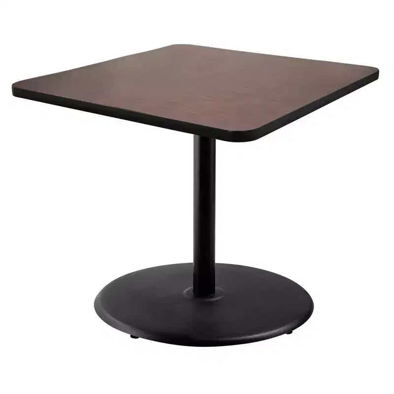 Hampden Furnishings 30" Bennet Collection Square Dining Table Black/Mahogany