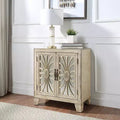 Acme Furniture Nalani Decorative Storage Cabinet Antique White Finish