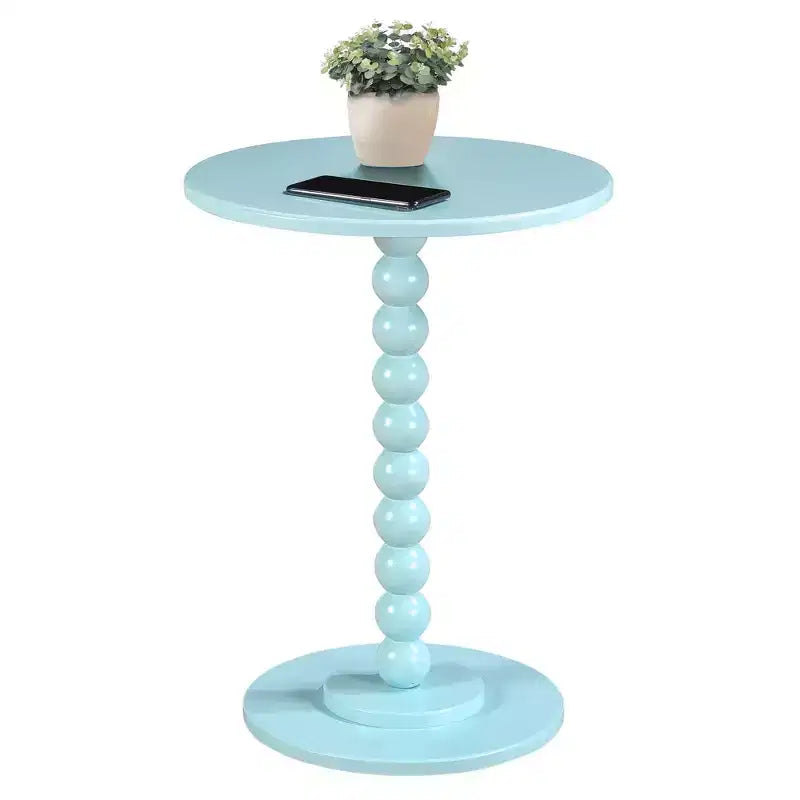 Breighton Home Classic Accents Venetian Islands Spindle Table in Sea Foam Blue