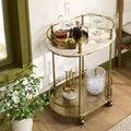 30" Metal and Marble Bar Serving Cart - Hearth & Hand™ with Magnolia