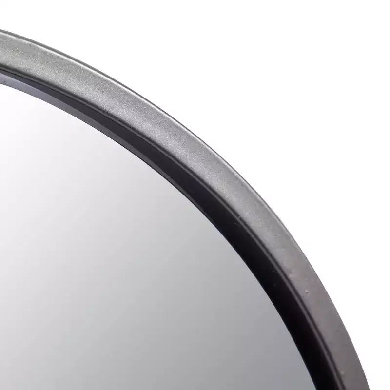 Contemporary Metal Wall Mirror Silver - Olivia & May