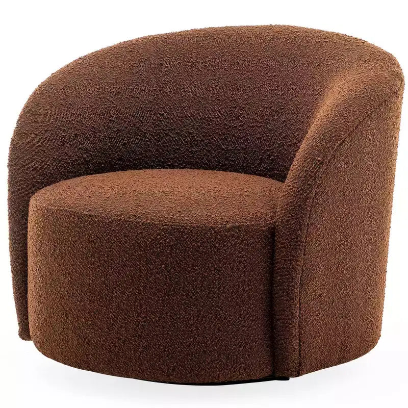 34 Wide Upholstered Swivel Barrel Chair - Kinwell
