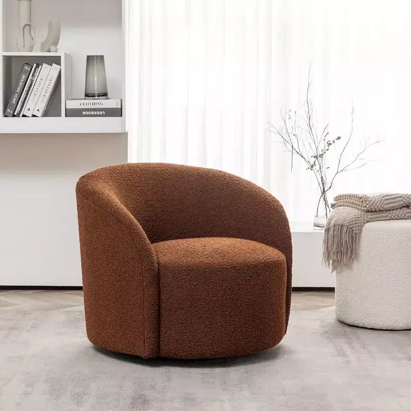 34 Wide Upholstered Swivel Barrel Chair - Kinwell