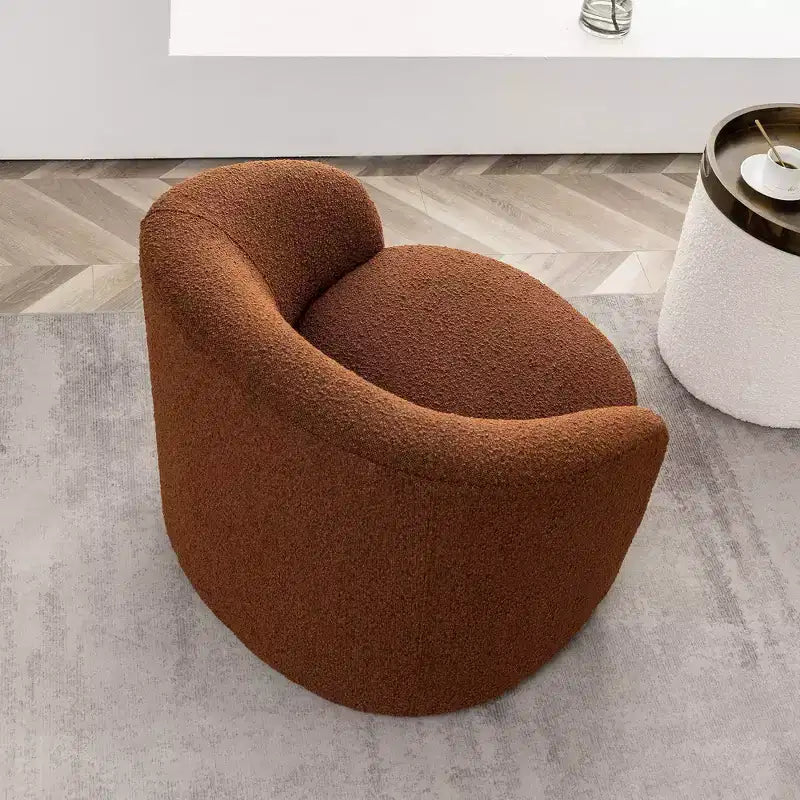 34 Wide Upholstered Swivel Barrel Chair - Kinwell