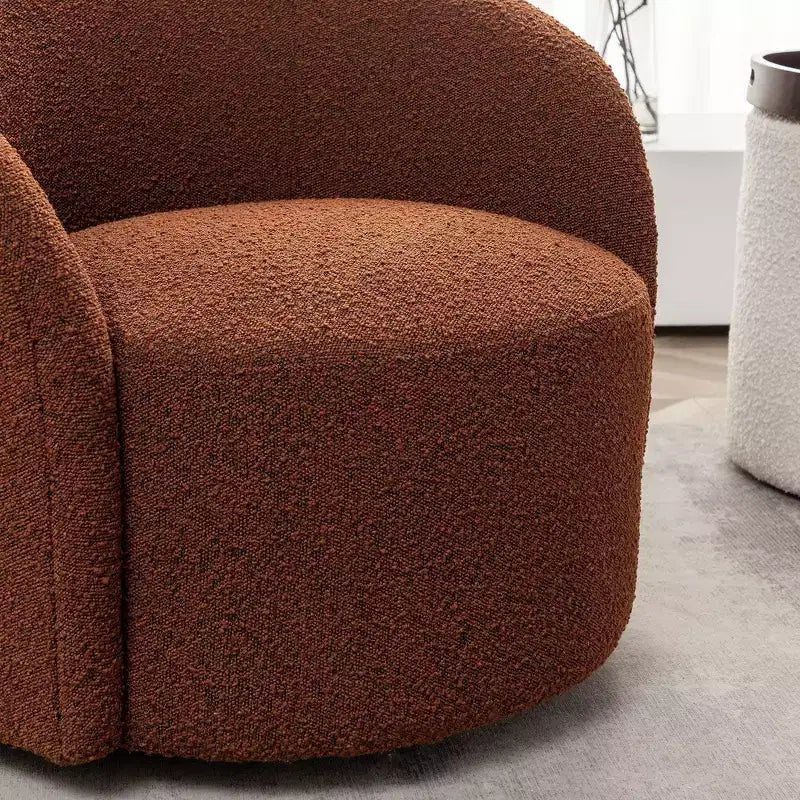 34 Wide Upholstered Swivel Barrel Chair - Kinwell
