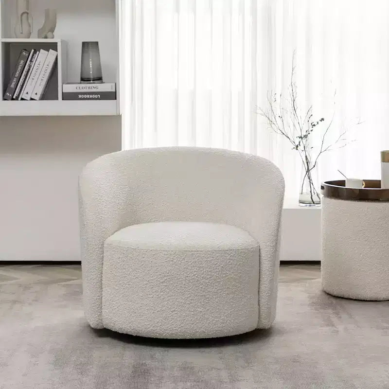 34 Wide Upholstered Swivel Barrel Chair - Kinwell