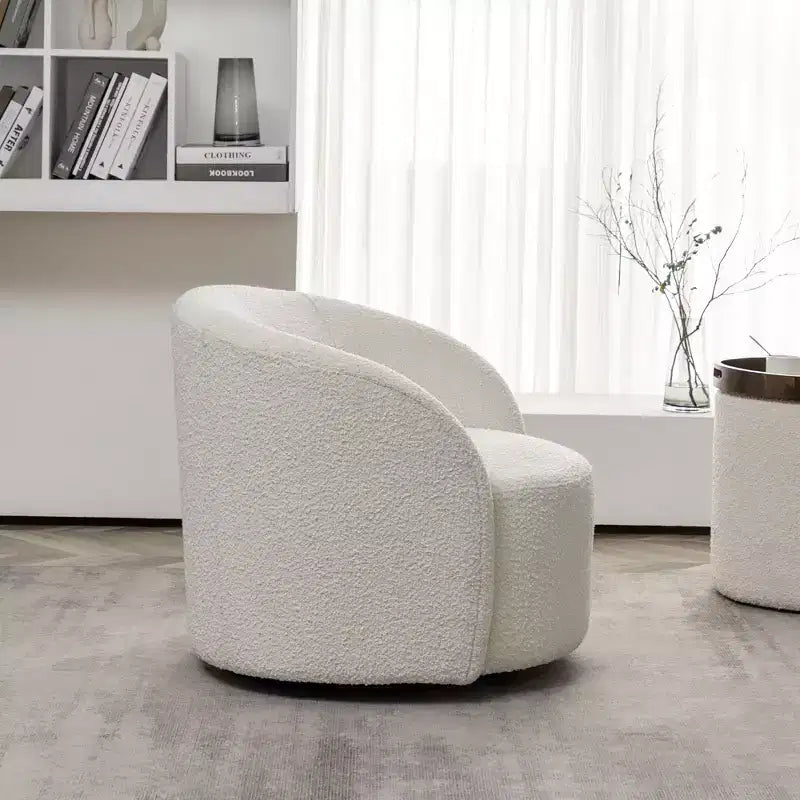 34 Wide Upholstered Swivel Barrel Chair - Kinwell