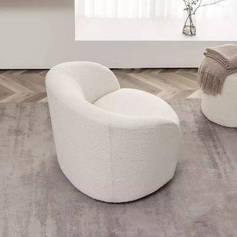 34 Wide Upholstered Swivel Barrel Chair - Kinwell