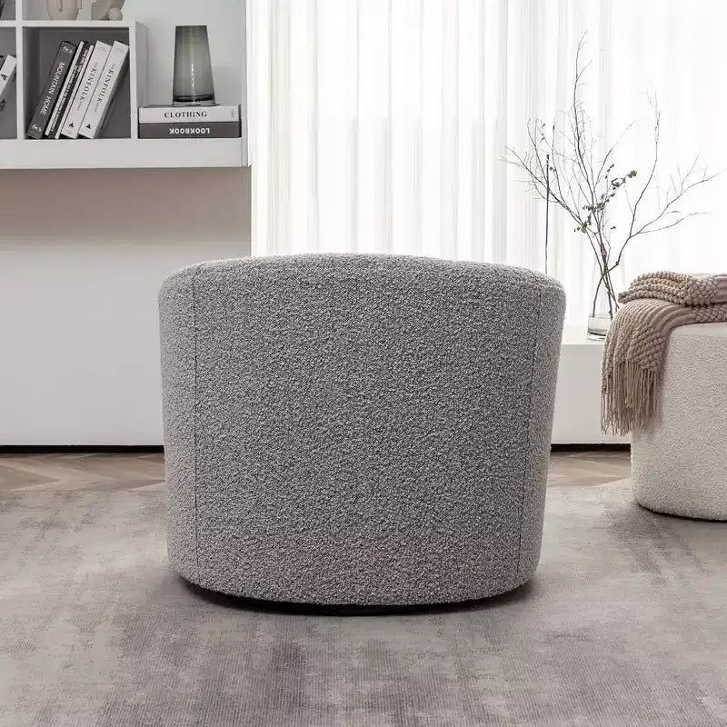 34 Wide Upholstered Swivel Barrel Chair - Kinwell