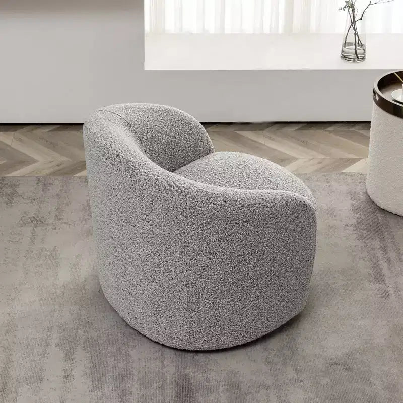 34 Wide Upholstered Swivel Barrel Chair - Kinwell