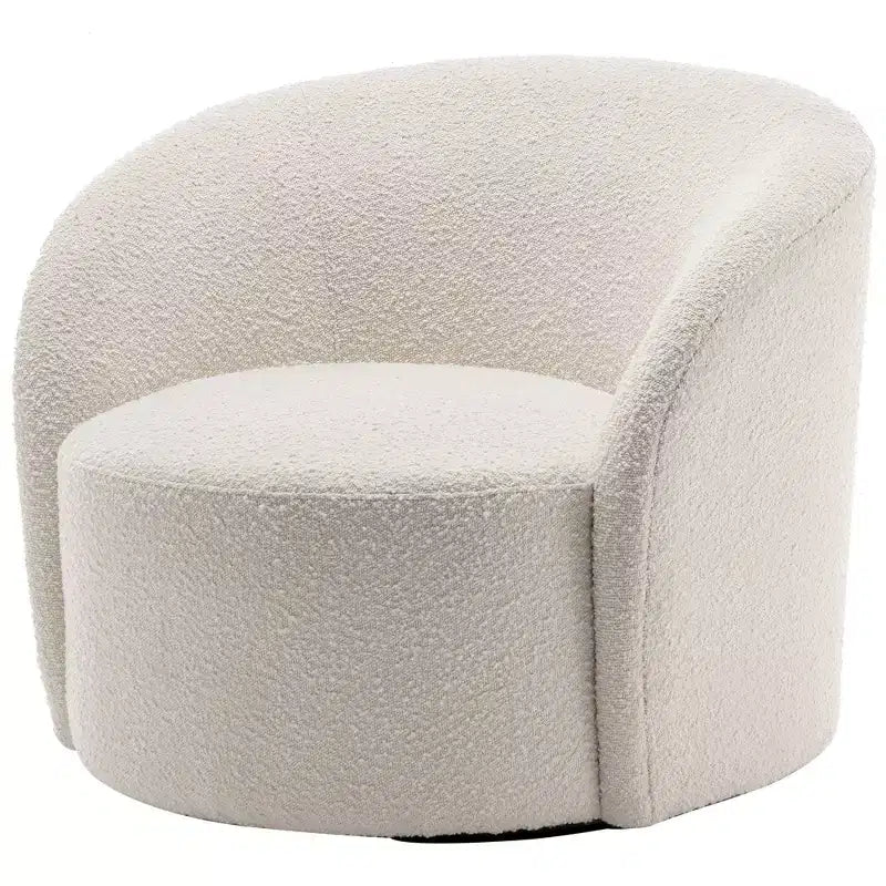 34 Wide Upholstered Swivel Barrel Chair - Kinwell