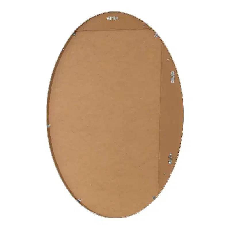 Kate and Laurel Zayda Metal Oval Mirror