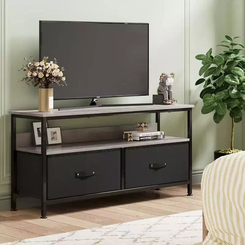 Dresser TV Stand 50 Inch Entertainment Center with Storage TV Stand for Bedroom Small TV Stand Dresser with Drawers and Shelves