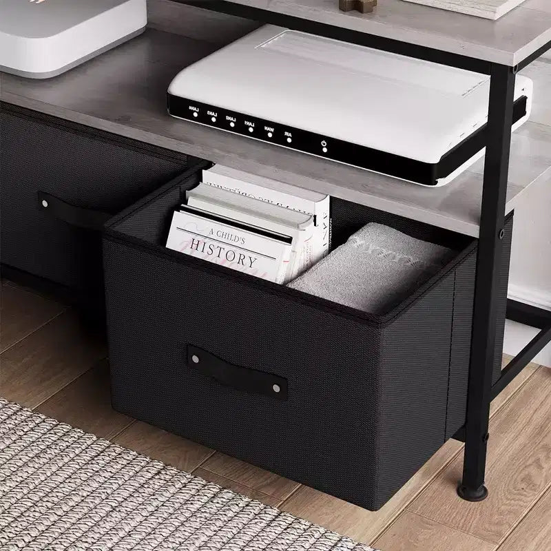 Dresser TV Stand 50 Inch Entertainment Center with Storage TV Stand for Bedroom Small TV Stand Dresser with Drawers and Shelves