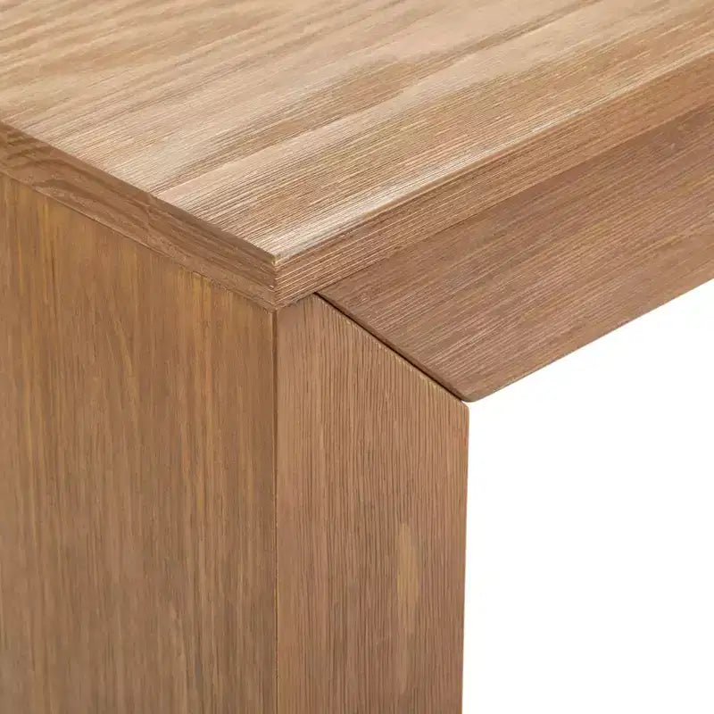 Plank+Beam Modern Solid Wood Rectangular Side Table for Living Room, 25 End Table