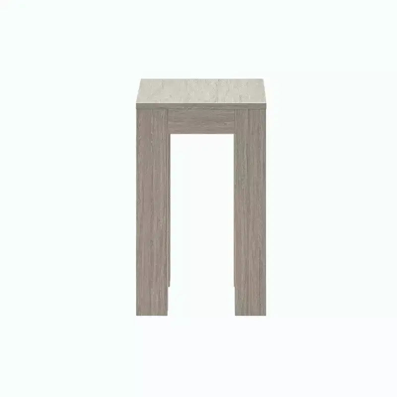 Plank+Beam Modern Solid Wood Rectangular Side Table for Living Room, 25 End Table