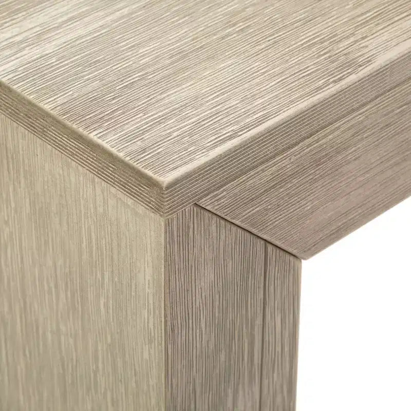 Plank+Beam Modern Solid Wood Rectangular Side Table for Living Room, 25 End Table