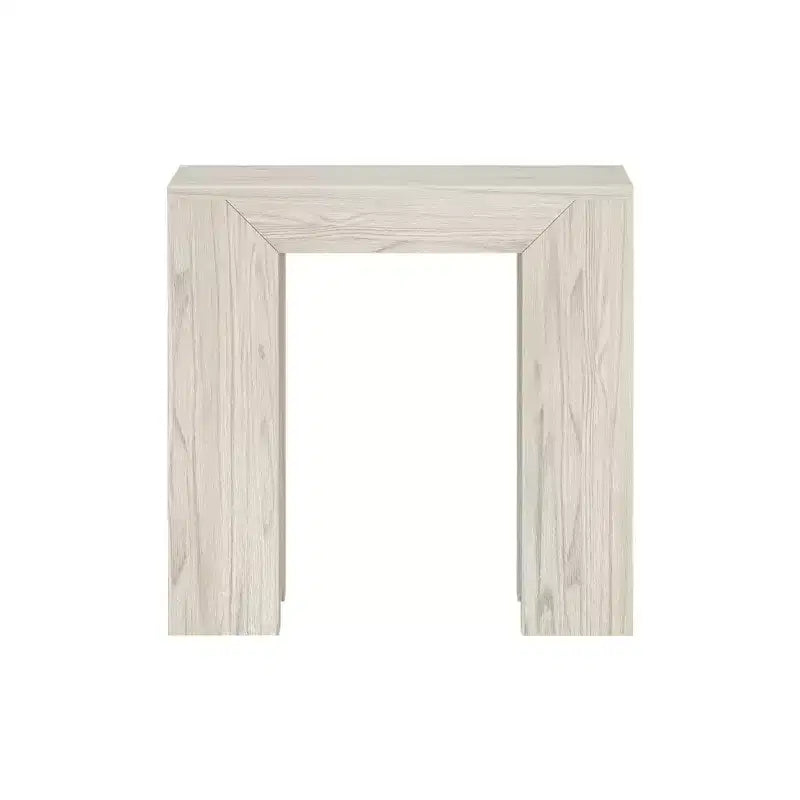 Plank+Beam Modern Solid Wood Rectangular Side Table for Living Room, 25 End Table