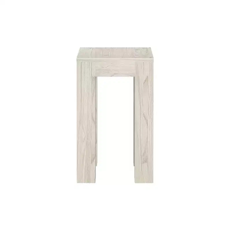 Plank+Beam Modern Solid Wood Rectangular Side Table for Living Room, 25 End Table