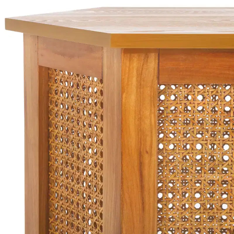 Danez Hexagon Cane Accent Table - ACC2101 - Safavieh