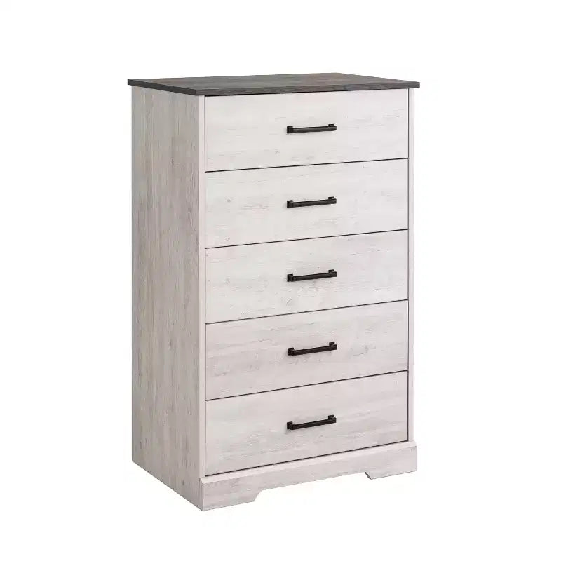 Prepac 27.50" Wide Rustic Ridge 5 Drawer Dresser