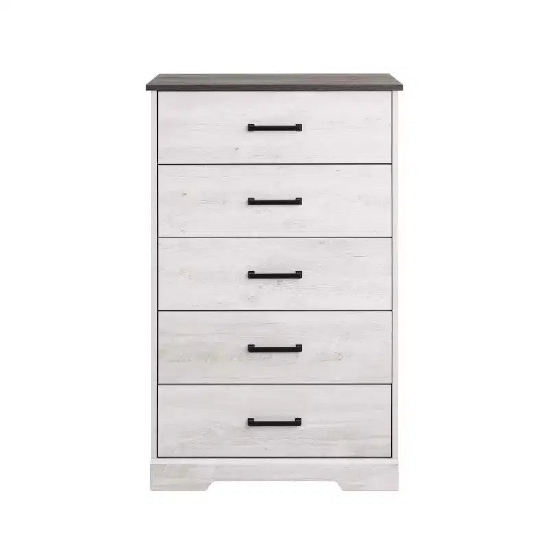 Prepac 27.50" Wide Rustic Ridge 5 Drawer Dresser