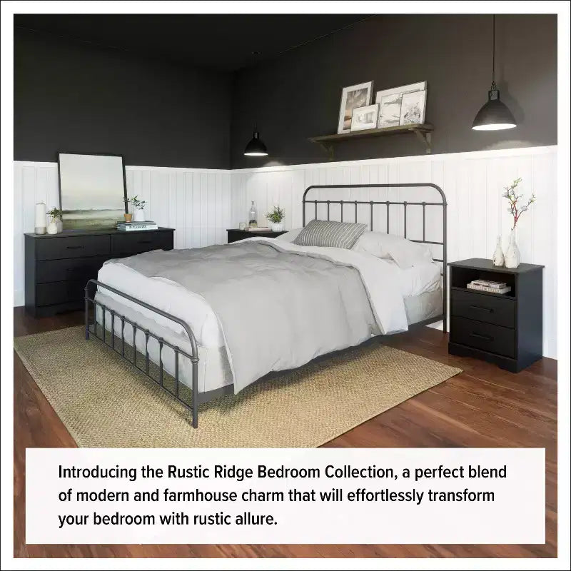 Prepac 27.50" Wide Rustic Ridge 5 Drawer Dresser
