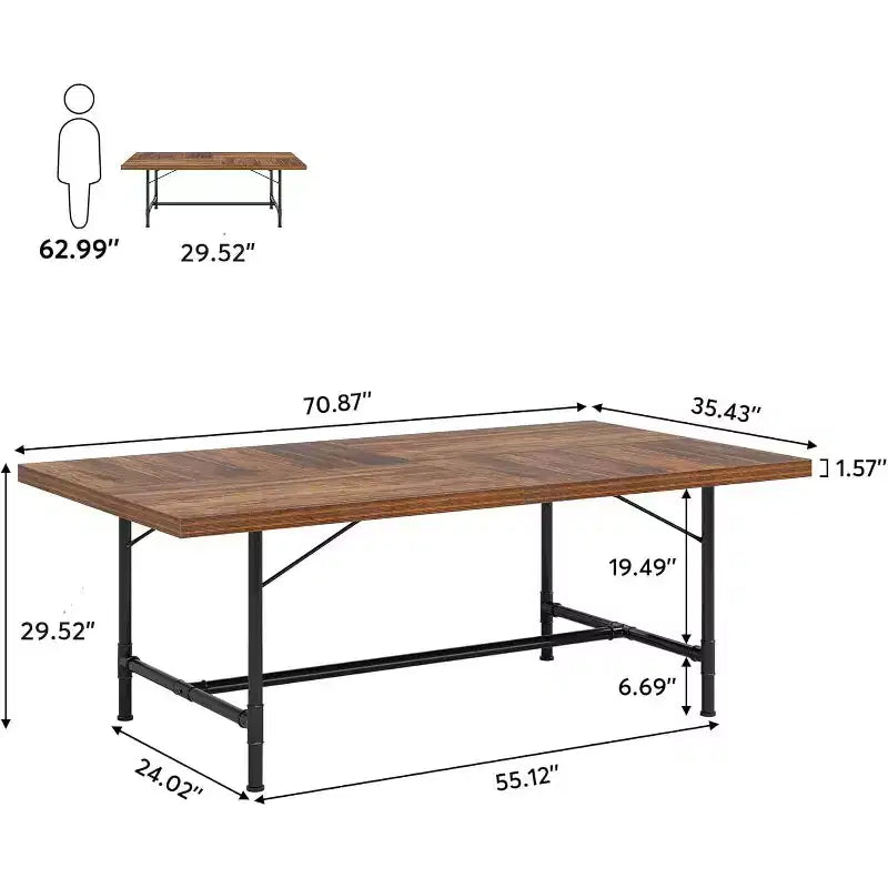 Lantine 6FT Industrial Conference Table