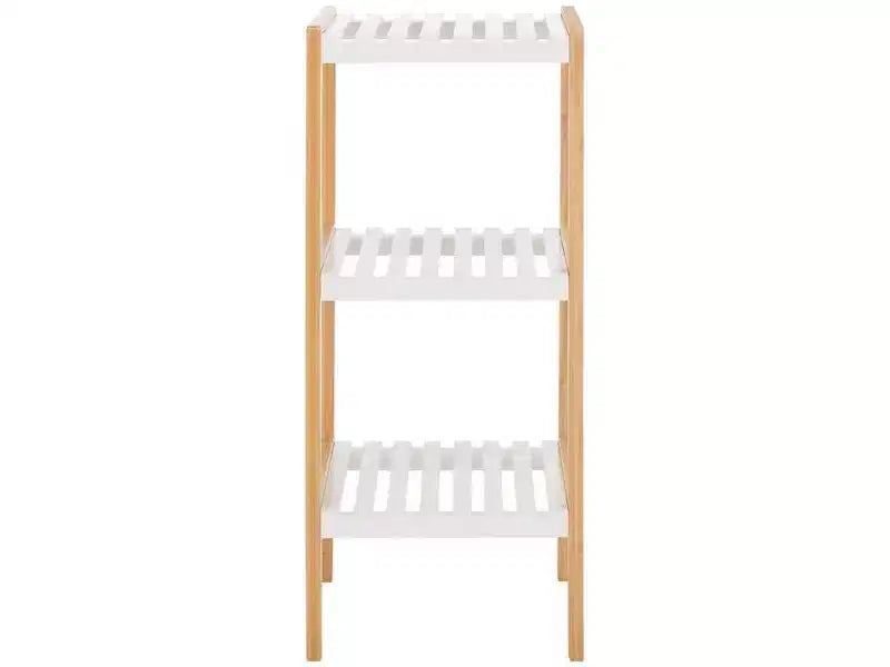 Paxter 3 Tier Storage Shelf - STG1908 - White/Natural - Safavieh