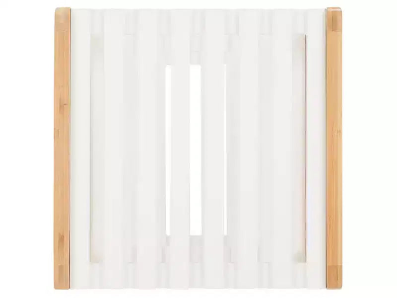 Paxter 3 Tier Storage Shelf - STG1908 - White/Natural - Safavieh