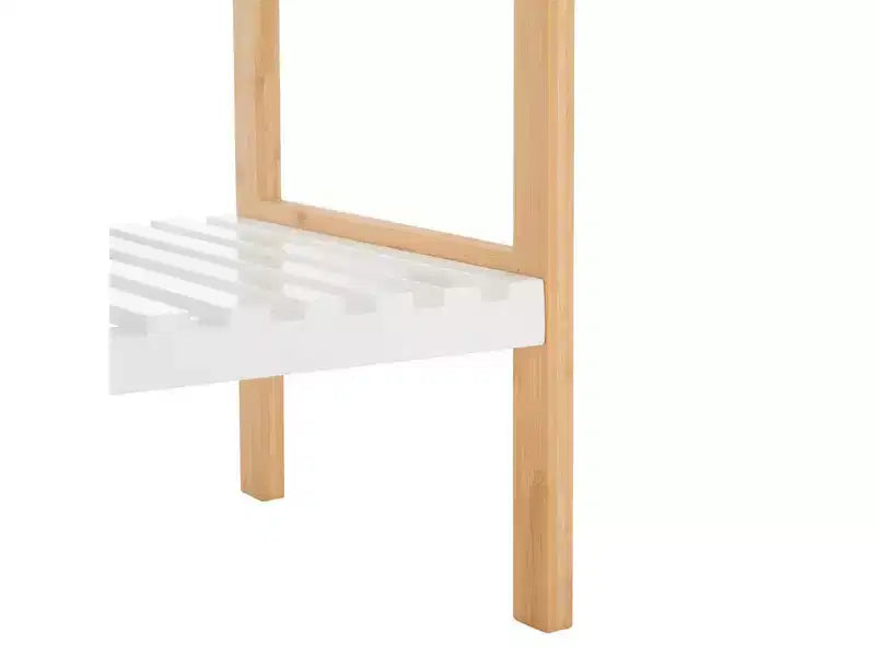 Paxter 3 Tier Storage Shelf - STG1908 - White/Natural - Safavieh
