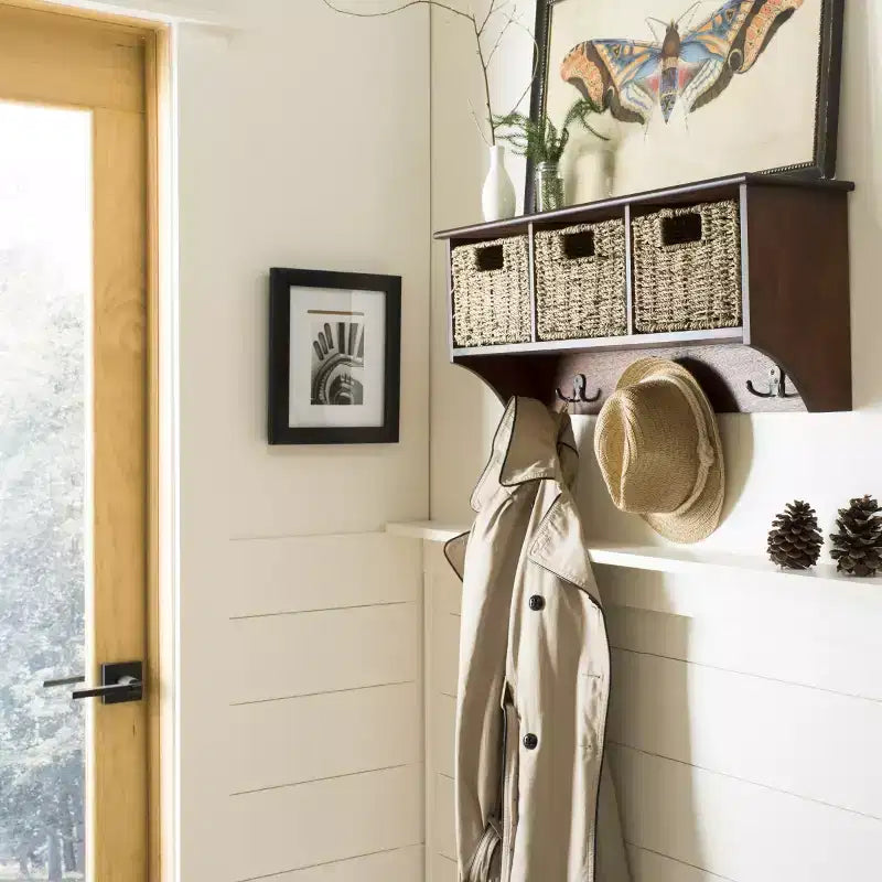Finley Hanging 3 Basket Wall Rack - HAC5700 - Safavieh
