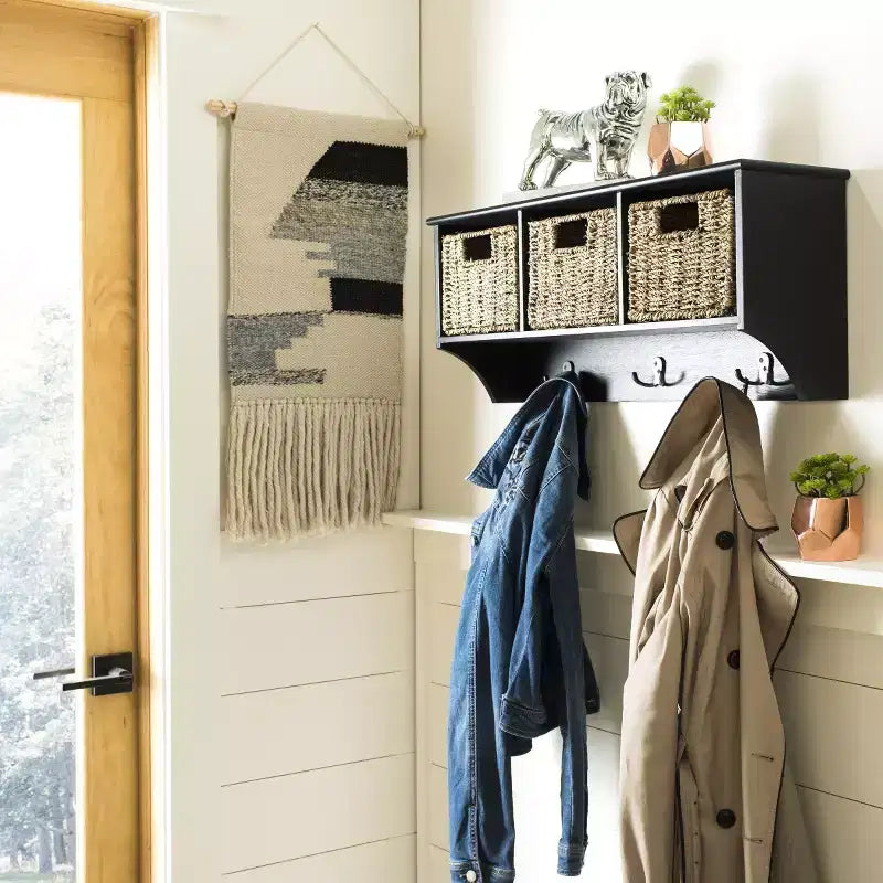 Finley Hanging 3 Basket Wall Rack - HAC5700 - Safavieh