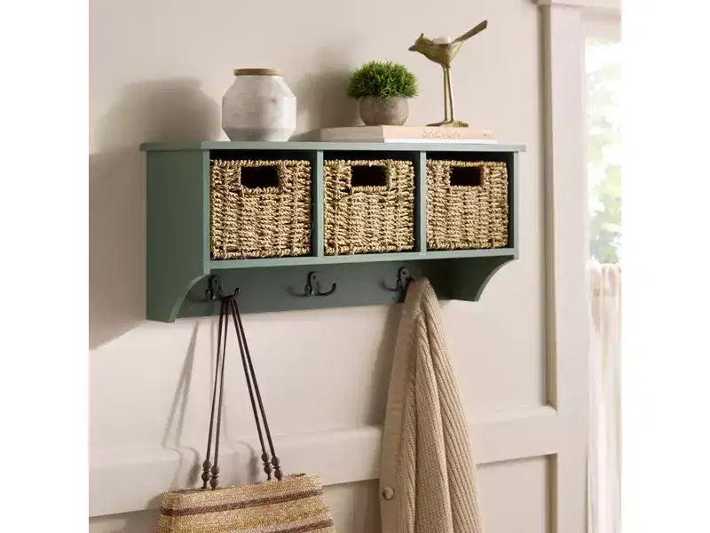 Finley Hanging 3 Basket Wall Rack - HAC5700 - Safavieh