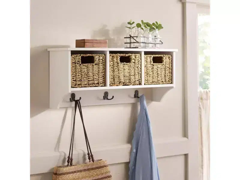 Finley Hanging 3 Basket Wall Rack - HAC5700 - Safavieh