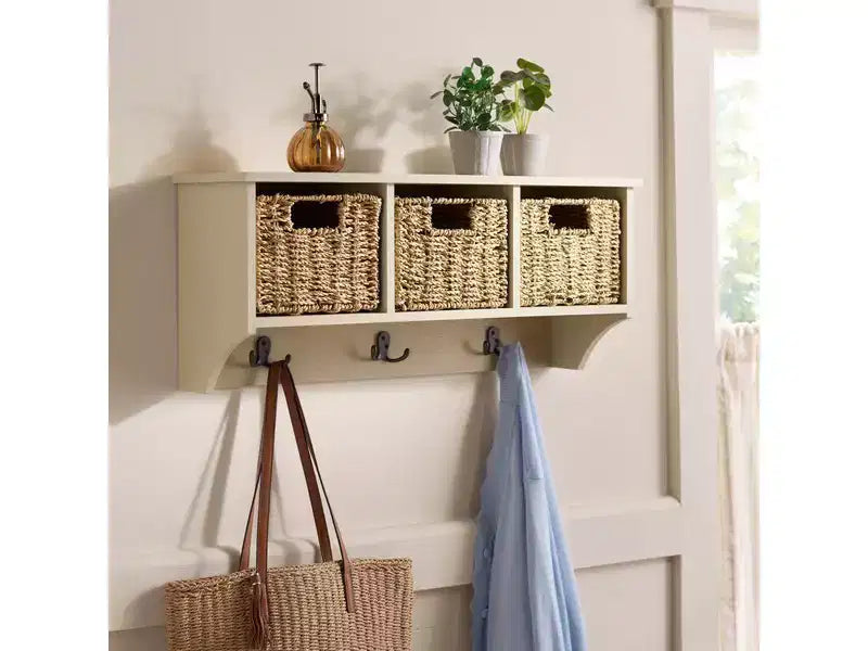 Finley Hanging 3 Basket Wall Rack - HAC5700 - Safavieh