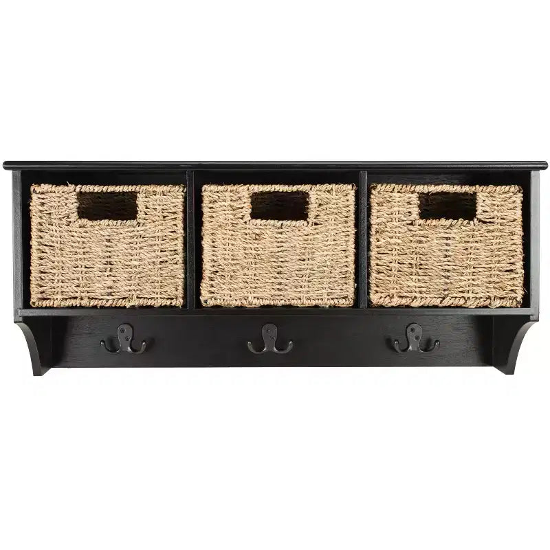 Finley Hanging 3 Basket Wall Rack - HAC5700 - Safavieh
