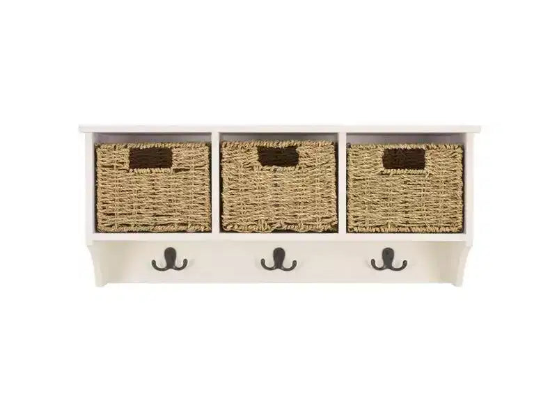 Finley Hanging 3 Basket Wall Rack - HAC5700 - Safavieh