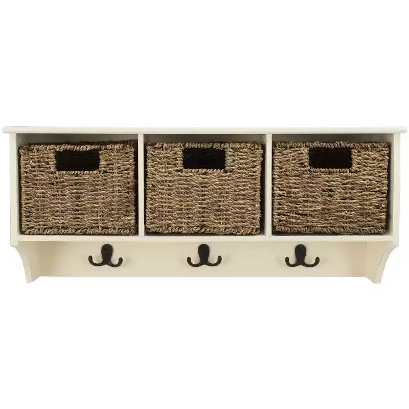 Finley Hanging 3 Basket Wall Rack - HAC5700 - Safavieh