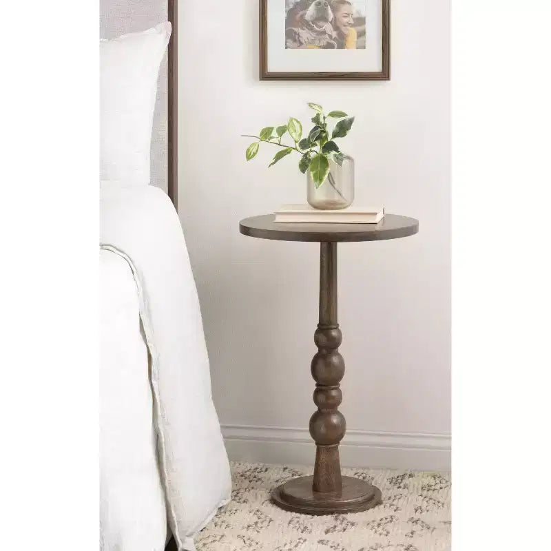 Kate and Laurel Wegner Wooden Side Table