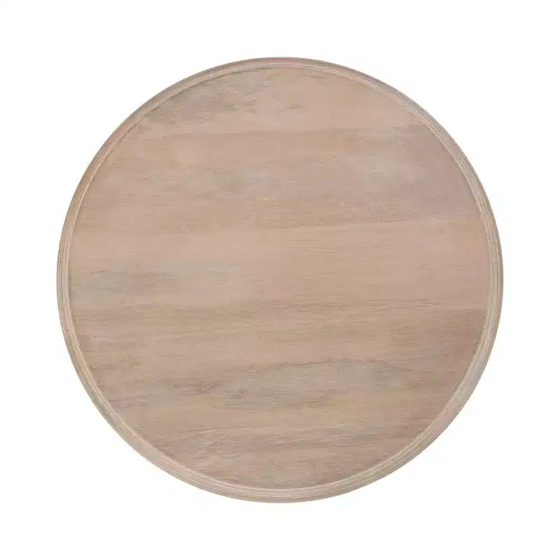 Kate and Laurel Hingham Wood Side Table, 16x16x24, White