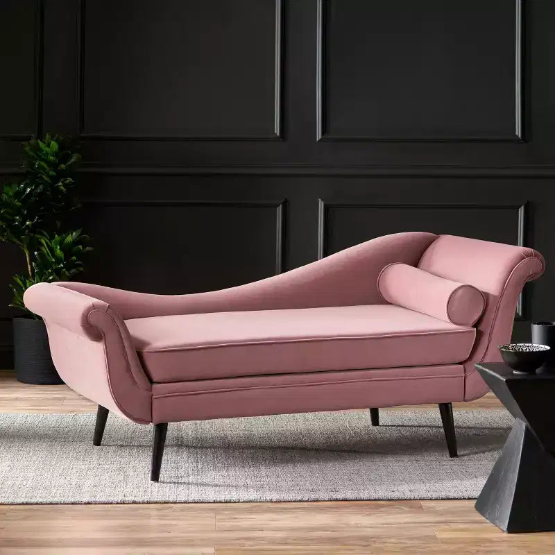 Christopher Knight Home Jakyrah Contemporary Chaise Lounge with Scroll Arms