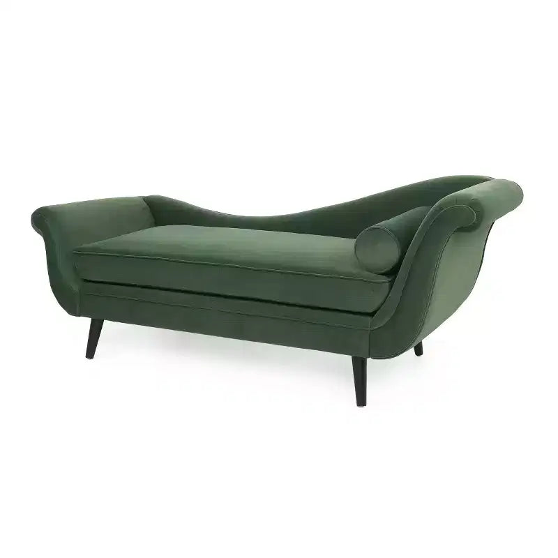 Christopher Knight Home Jakyrah Contemporary Chaise Lounge with Scroll Arms