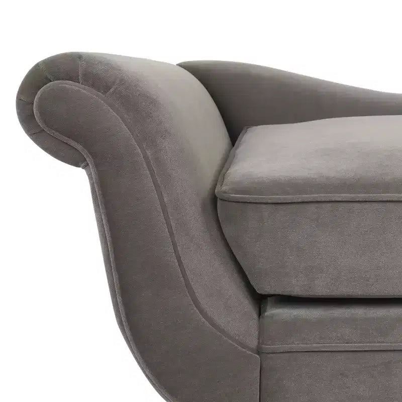 Christopher Knight Home Jakyrah Contemporary Chaise Lounge with Scroll Arms