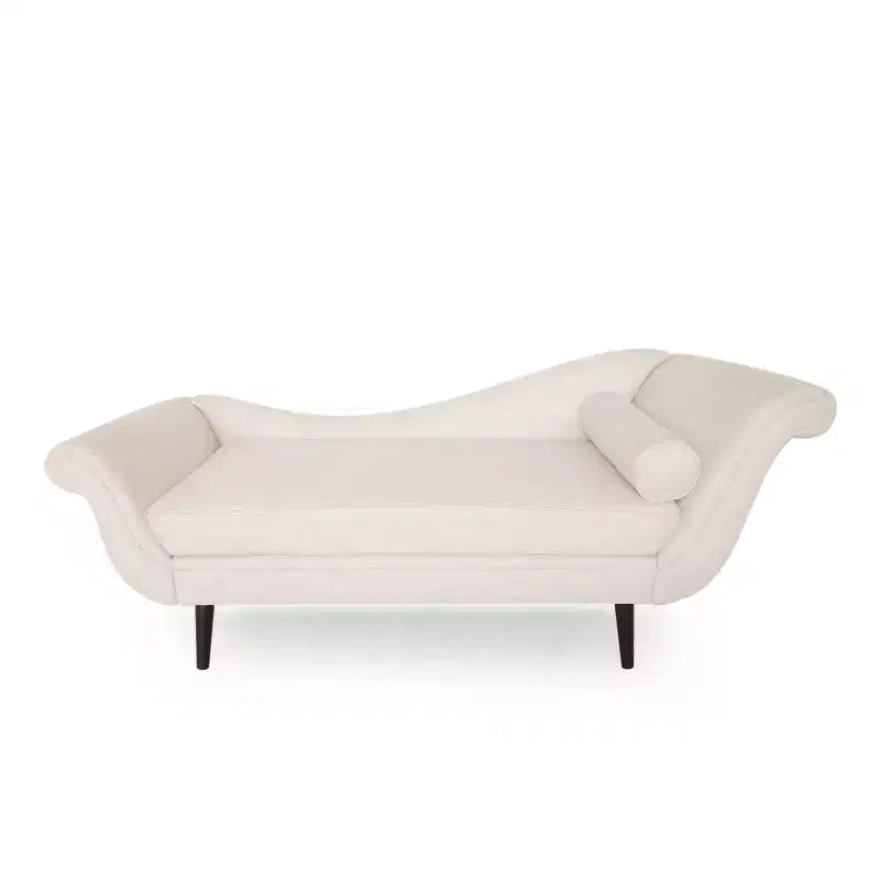 Christopher Knight Home Jakyrah Contemporary Chaise Lounge with Scroll Arms