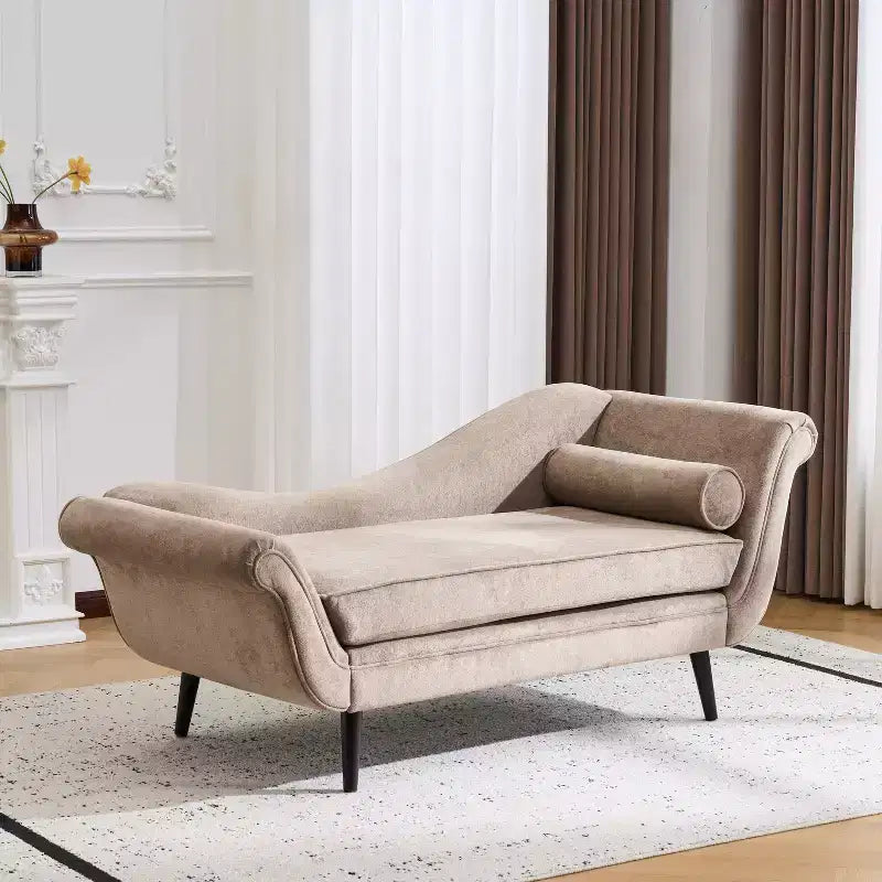 Christopher Knight Home Jakyrah Contemporary Chaise Lounge with Scroll Arms