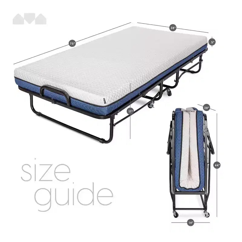 Milliard Signature Premier Folding Bed-Twin Size